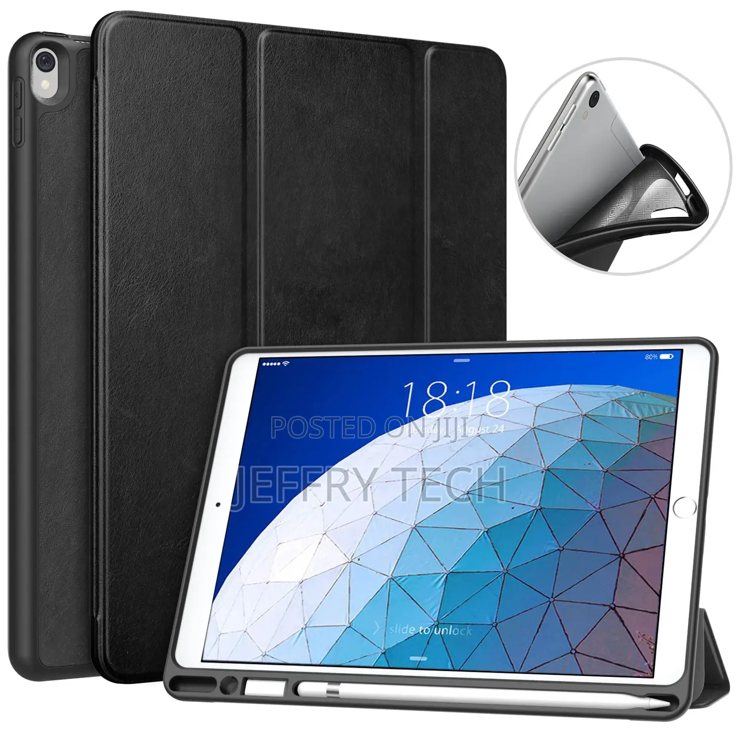Case for New iPad Air (3rd Generation) 10.5" 2019/iPad Pro 1