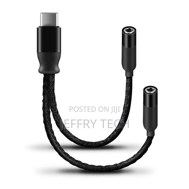 USB C to Dual 3.5mm Adapter Splitter, Imangoo Type C Audio A - main view