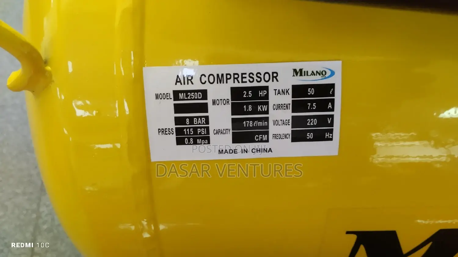 Air Compressor 50l (Italian)