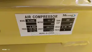 Air Compressor -Milano 200l Petrol Driven