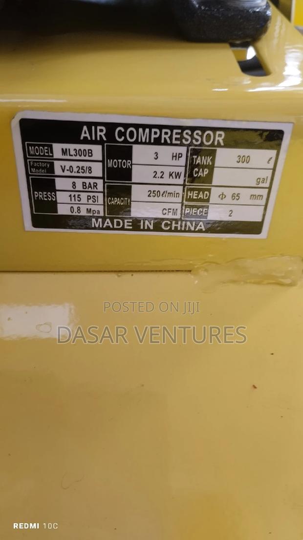 Air Compressor - 300l Milano Brand - thumbnail 3