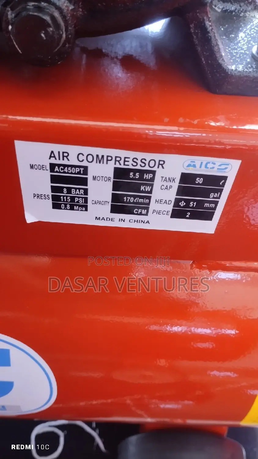 Air Compressor 50l Petrol Driven