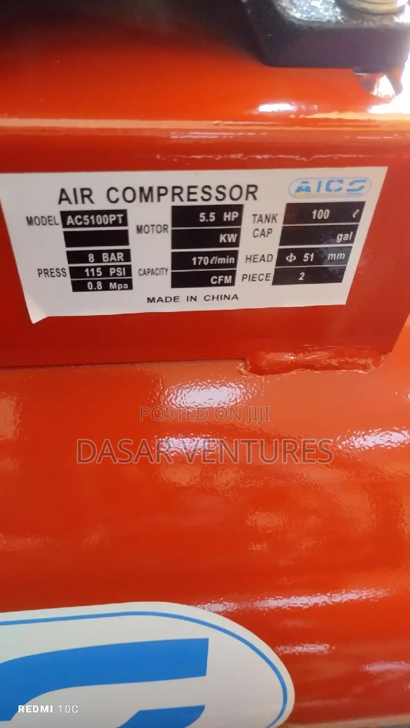 Aico Air Compressor 100l Petrol