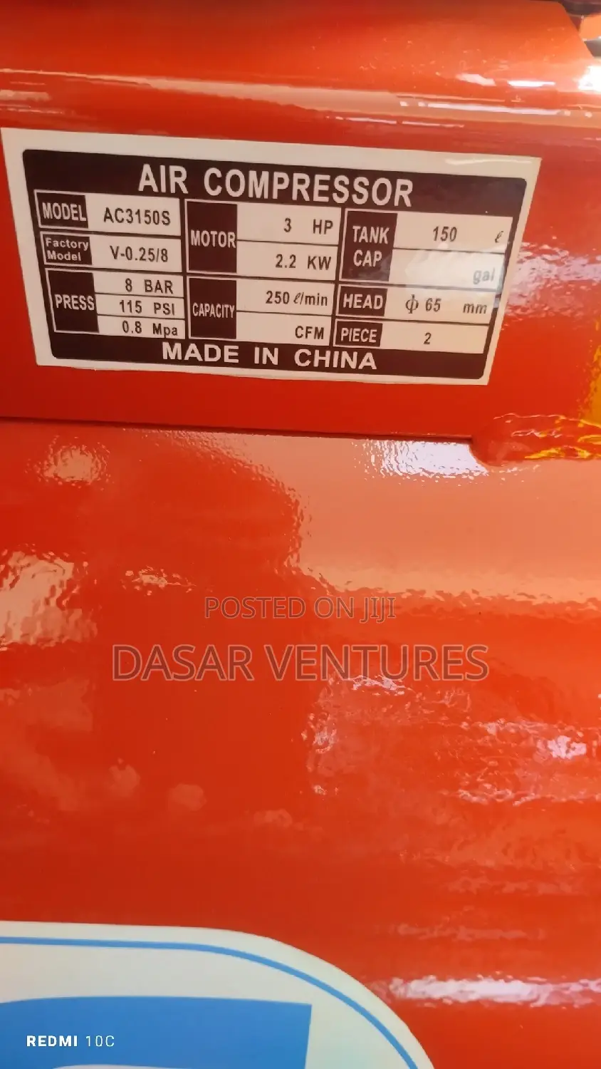 Air Compressor 150l Electric