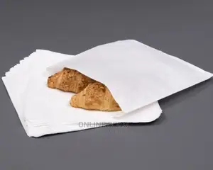 Greaseproof Flat Paper Bags Pouches Takeaway Food–100 PCS