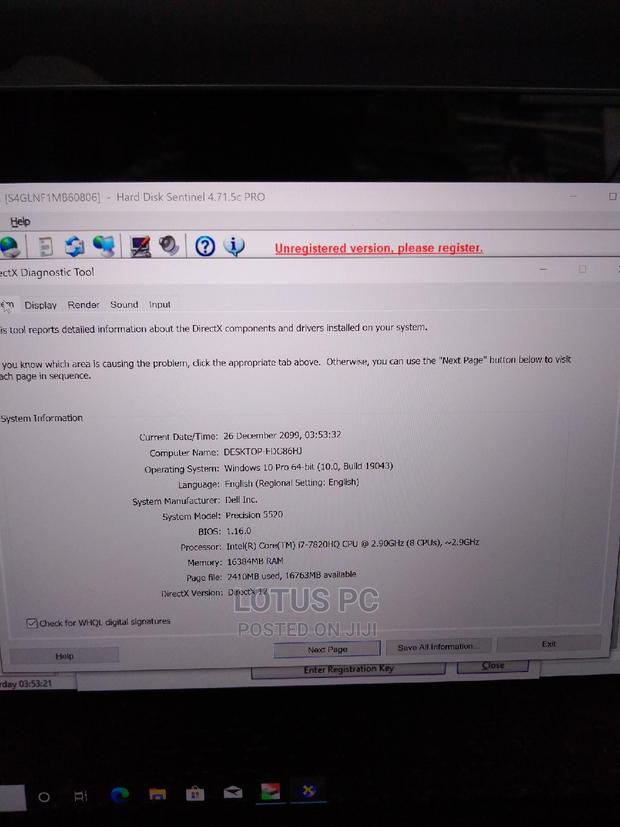 Laptop Dell Precision 15 5520 16GB Intel Core I7 SSD 512GB - thumbnail 3