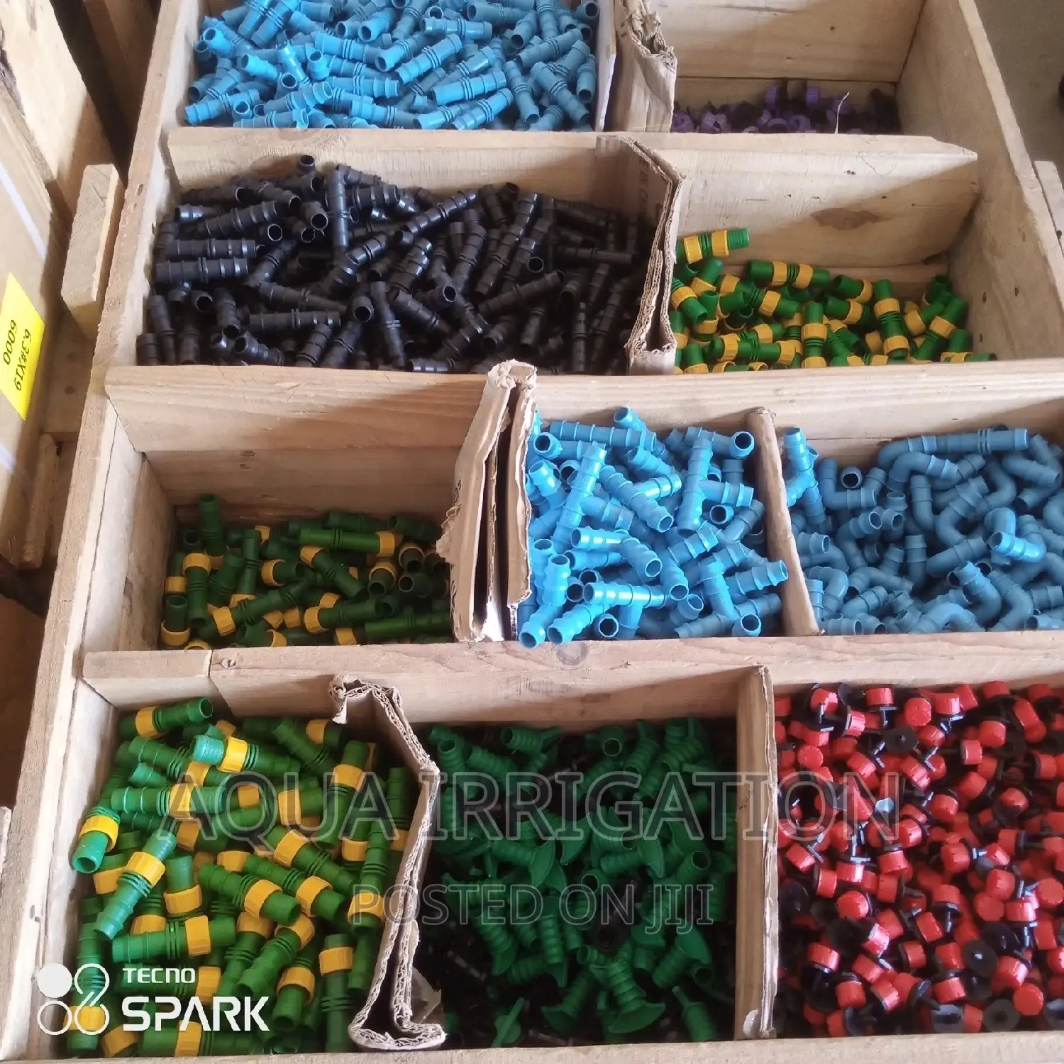 Dripline Fittings. Connectors