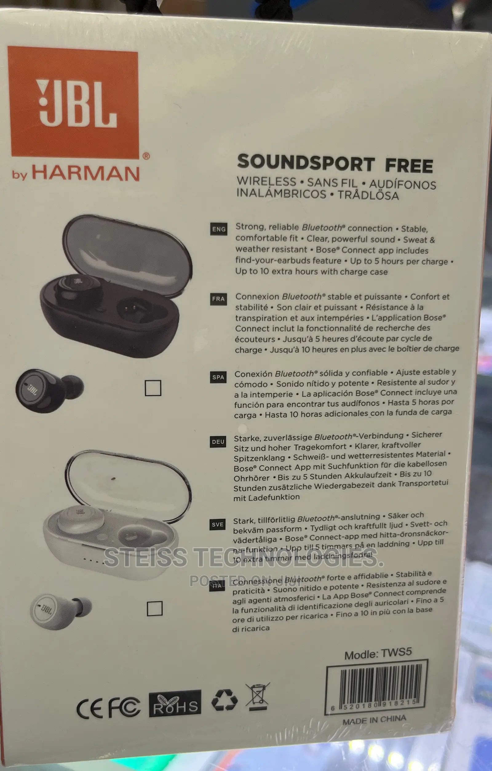 Jbl Wireless-Tws 5 Buds.