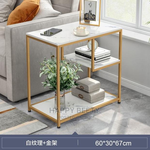 #Marble Effect Coffee/Side Table - main view