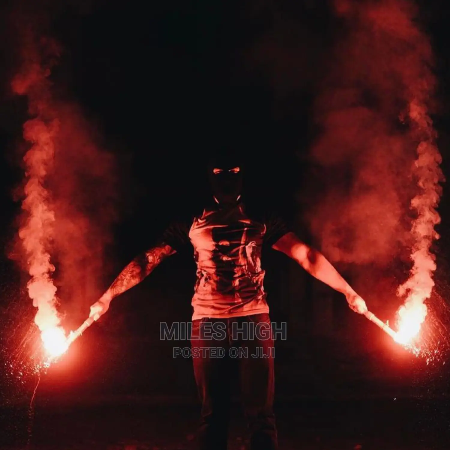 Smoke Bombs Night Time