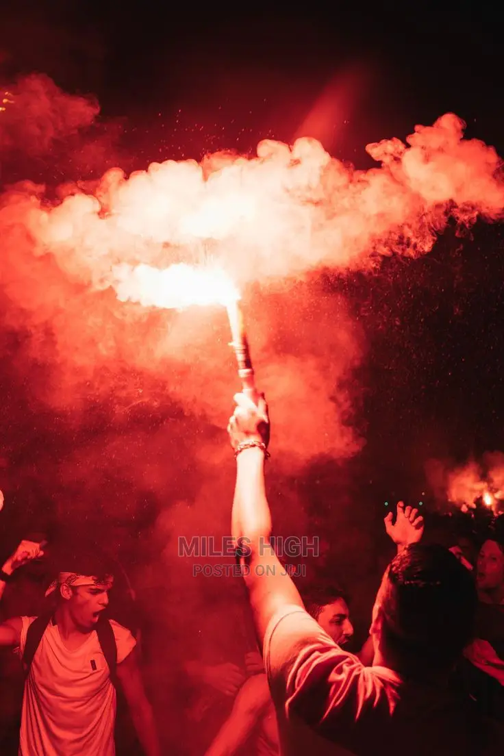 Smoke Bombs Night Time