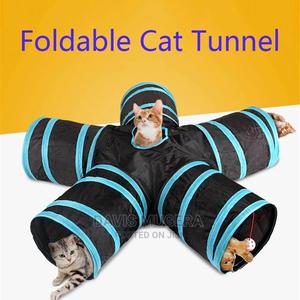 Foldable 5-Way Tunnel Play Cat Toy - thumbnail 2