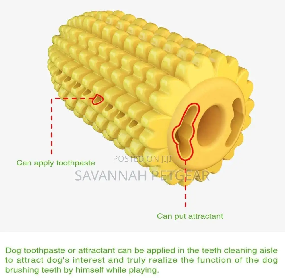 Corn Dog Chew Toy, Extra Tough for Aggressive Chewers