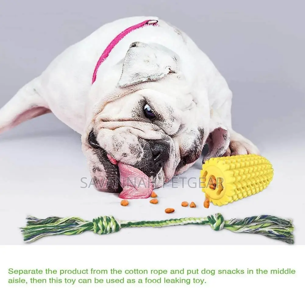 Corn Dog Chew Toy, Extra Tough for Aggressive Chewers
