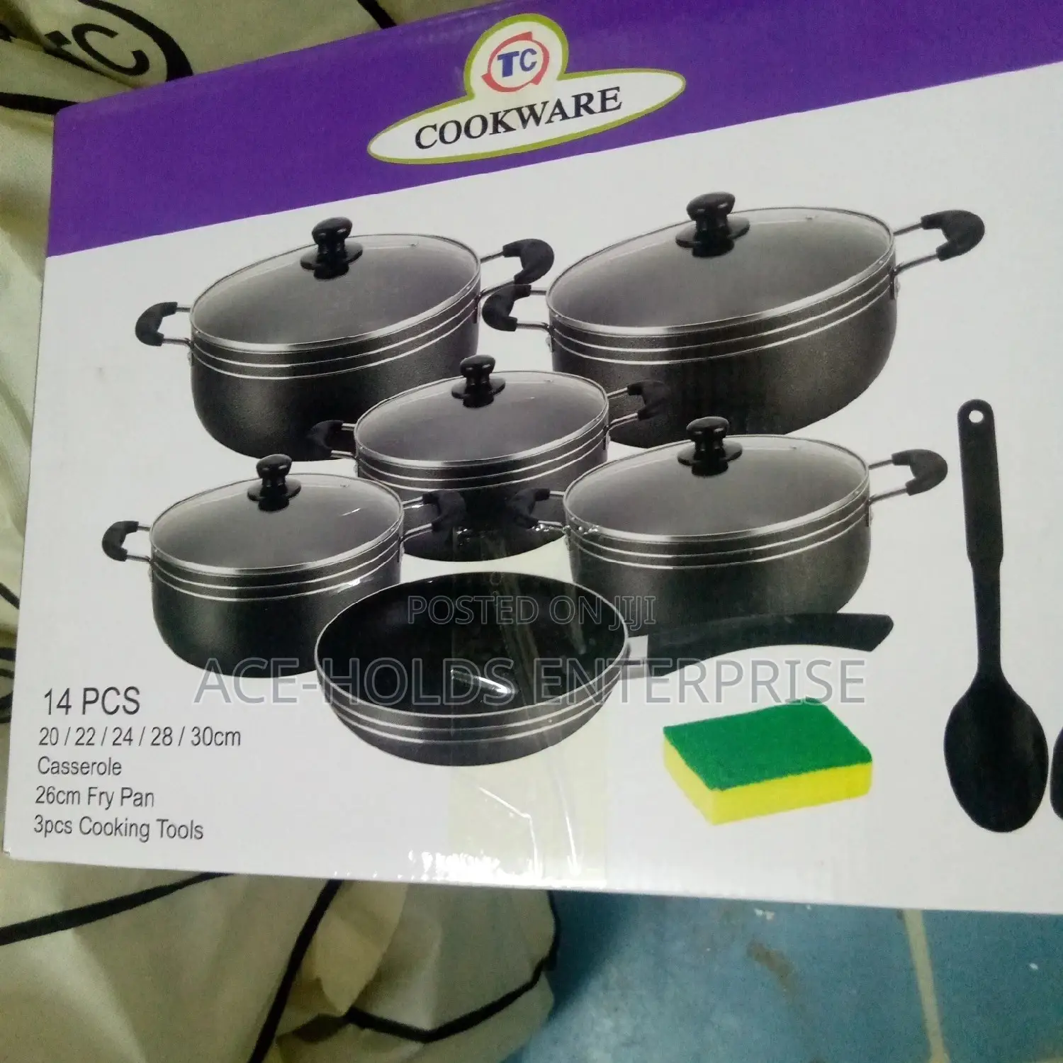 TC Non-Stick Cookware 14 Pieces
