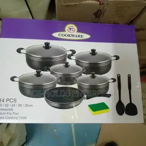 TC 14pcs Heavy Non-Stick Cooking Sufuria Set
