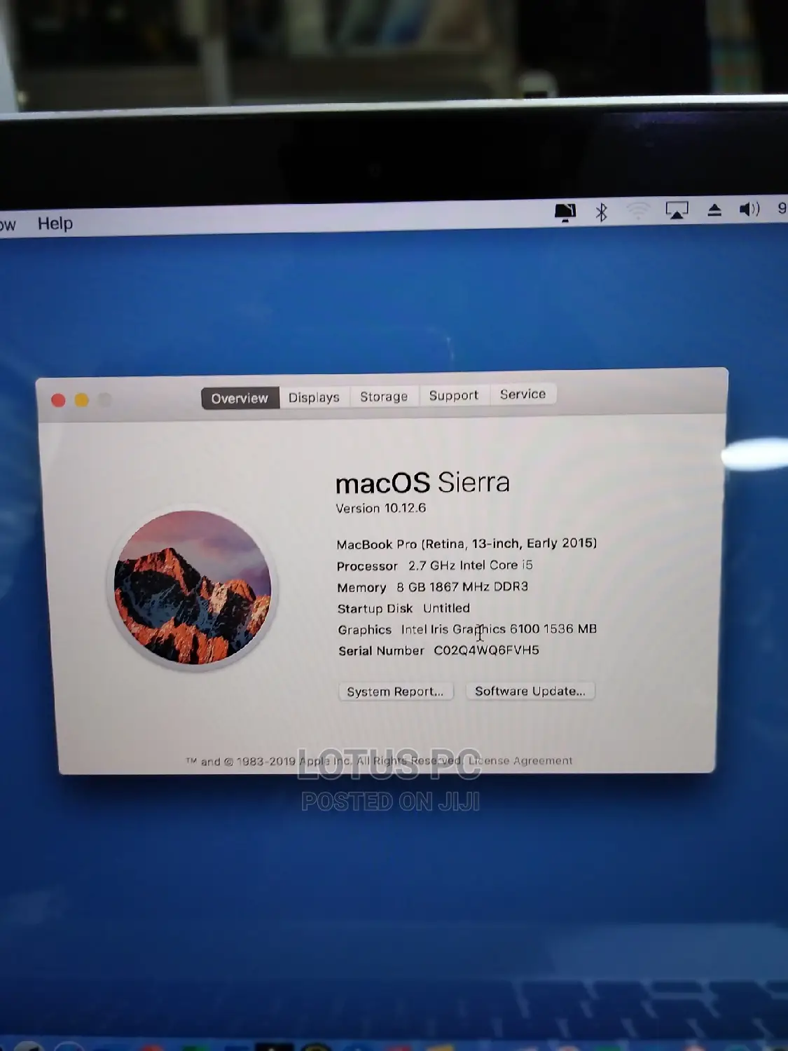 Laptop Apple MacBook 2015 8GB Intel Core I5 SSD 256GB