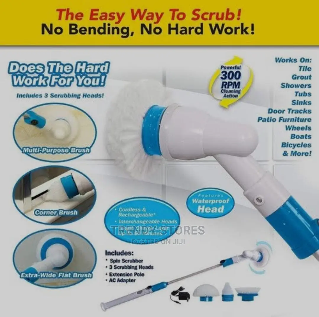 Multifunction Electric Cleaning Turbo Scrub Brush