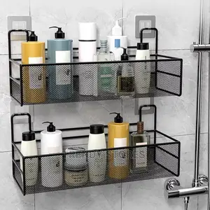Wall-Mounted Bathroom Shelf Shower Shampoo Rack