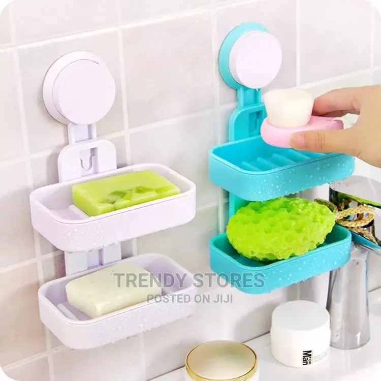 Sunction Double Soap Holder