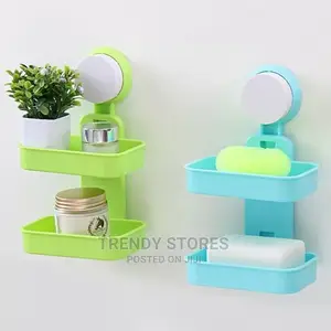 Sunction Double Soap Holder