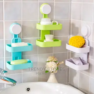 Sunction Double Soap Holder