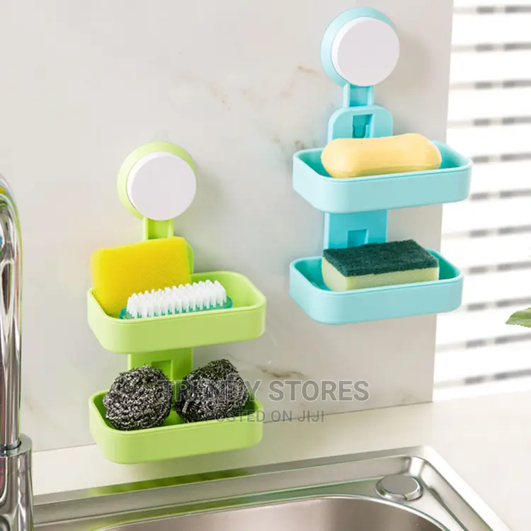 Sunction Double Soap Holder