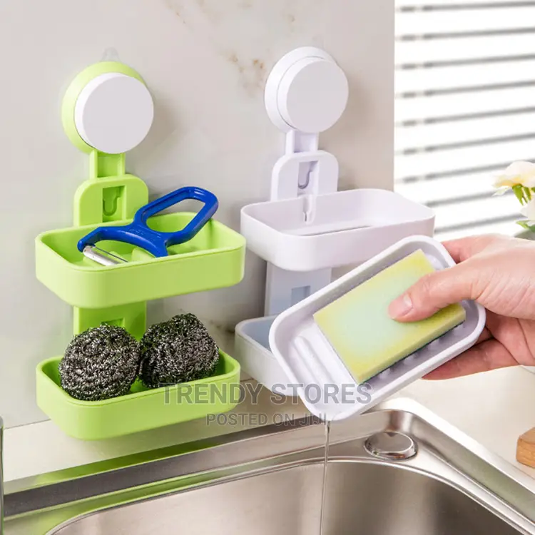 Sunction Double Soap Holder