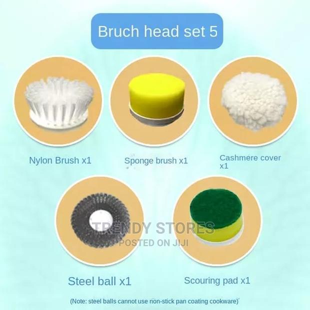 5 in 1 Rechargeable Electric Cleaning Brush - thumbnail 7