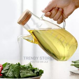 500ml Transparent Glass Oil Bottle Jar - thumbnail 2