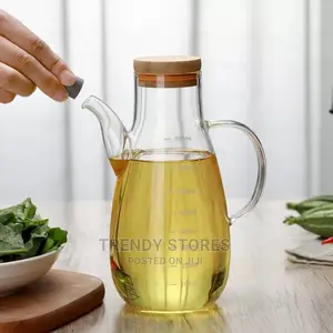 500ml Transparent Glass Oil Bottle Jar