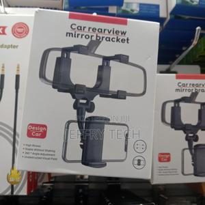 Universal Car Rear View Mirror Phone Bracket - thumbnail 2