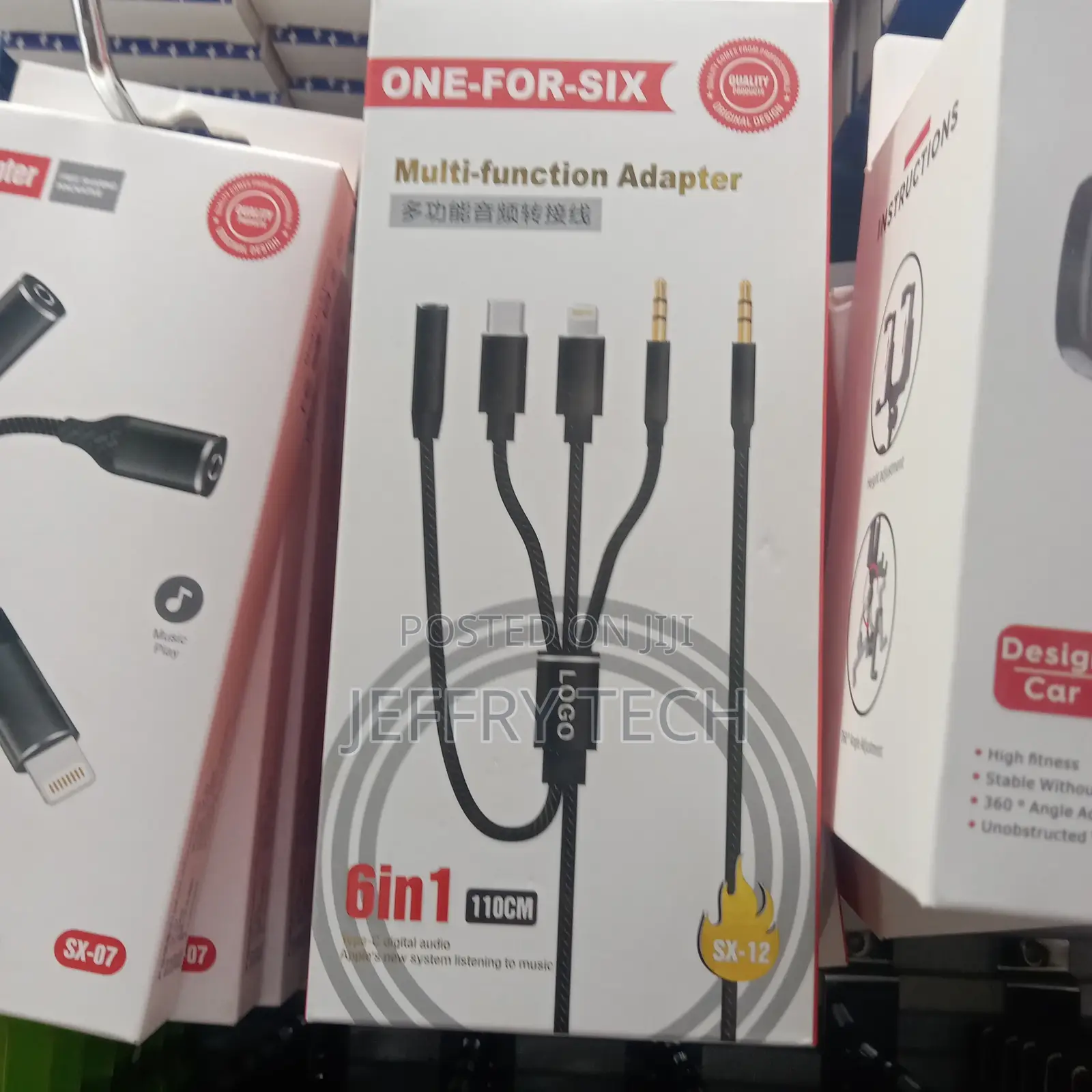 3.5mm Aux Audio Cable to 3.5mm Aux Male + 3.5mm Aux Female