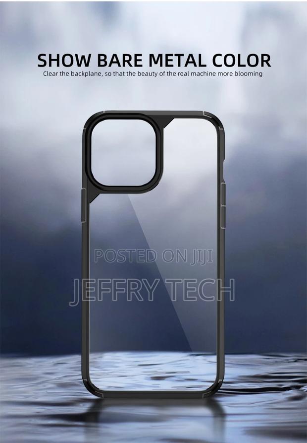 iPhone Case IPAKY 13 Pro Max TPU Frame Transparent PC Back - thumbnail 4