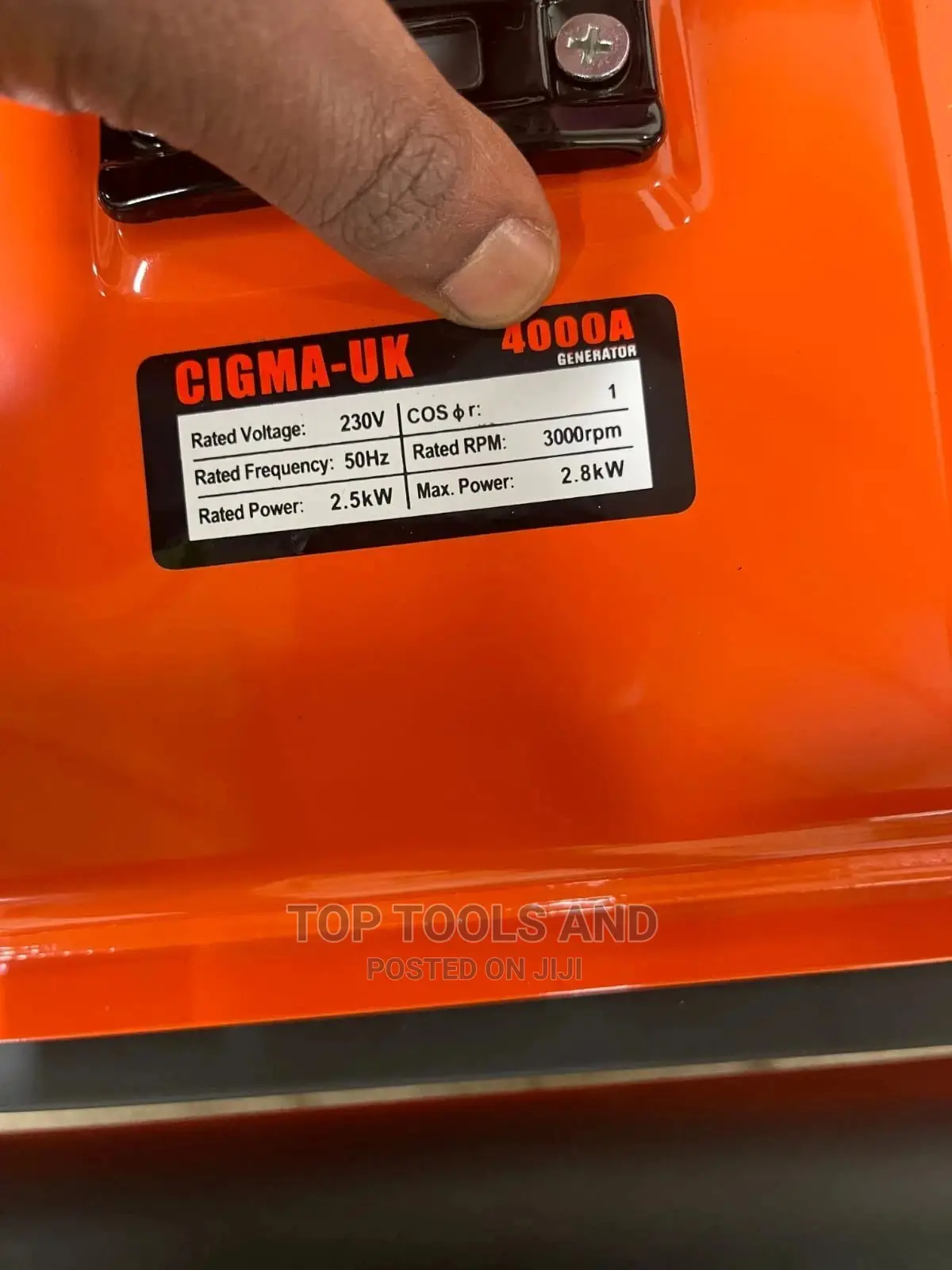 2.5kva Cigma Uk Generator