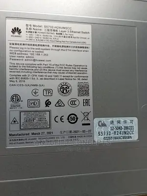 S5732-H24um2cc Huawei Switch 24port