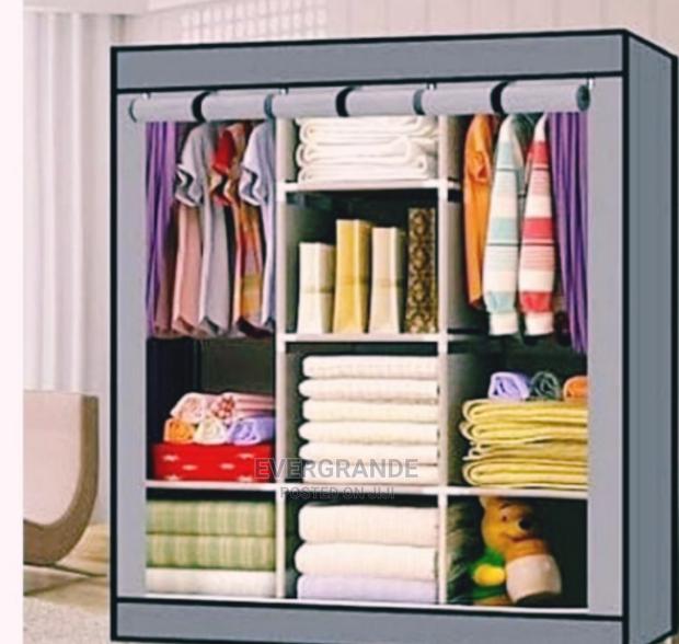 Affordable 3 Column Metallic Wardrobe.