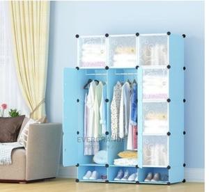 Affordable 3 Column Plastic Wardrobe - main view