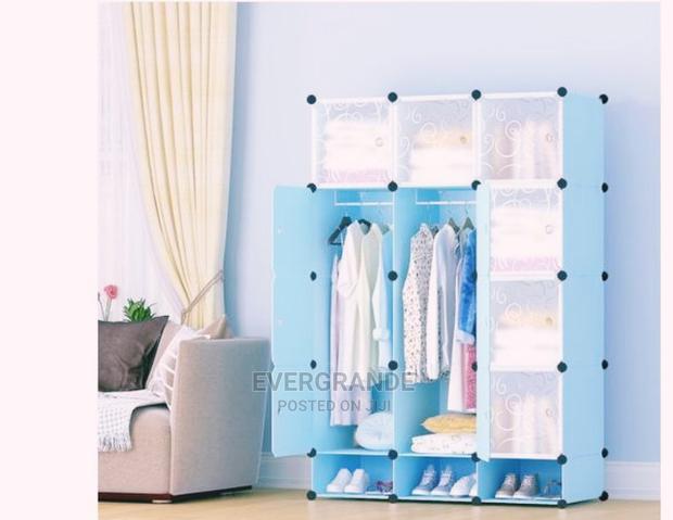 Classic 3 Column Plastic Wardrobe - main view