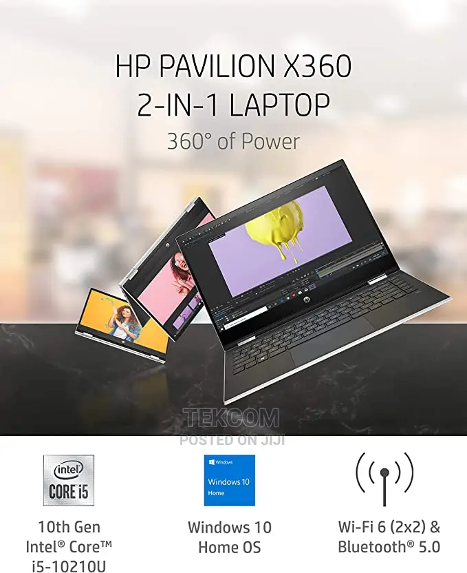 New Laptop HP Pavilion X360 11 16GB Intel Core I5 HDD+SSD 512GB