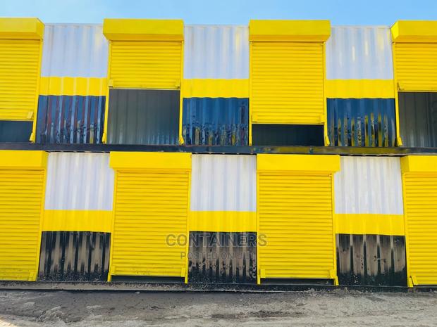 Container With Roller Shutter Doors - main view