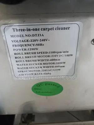 Three in One Carpet Cleaner (Dtj3a)