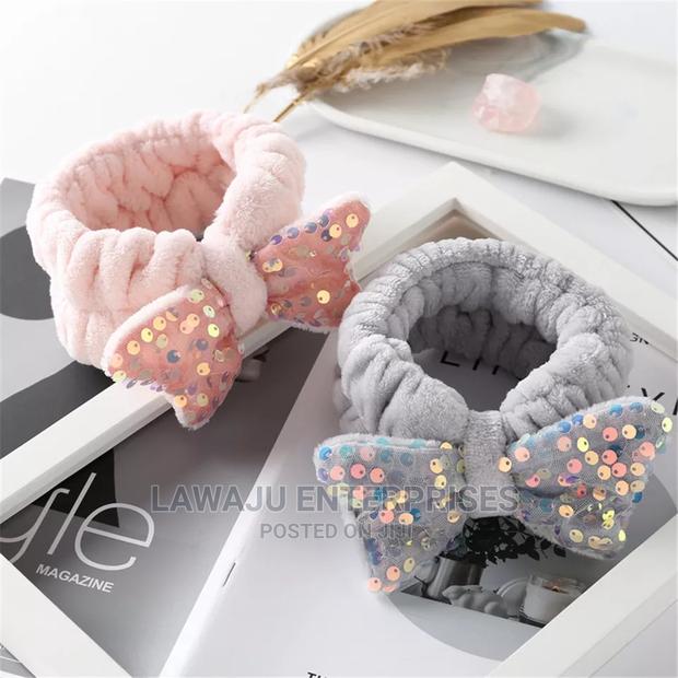 Cute Sequine Bow Plus Hairband - main view