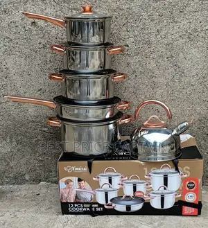 12pc Cookware With Kettle