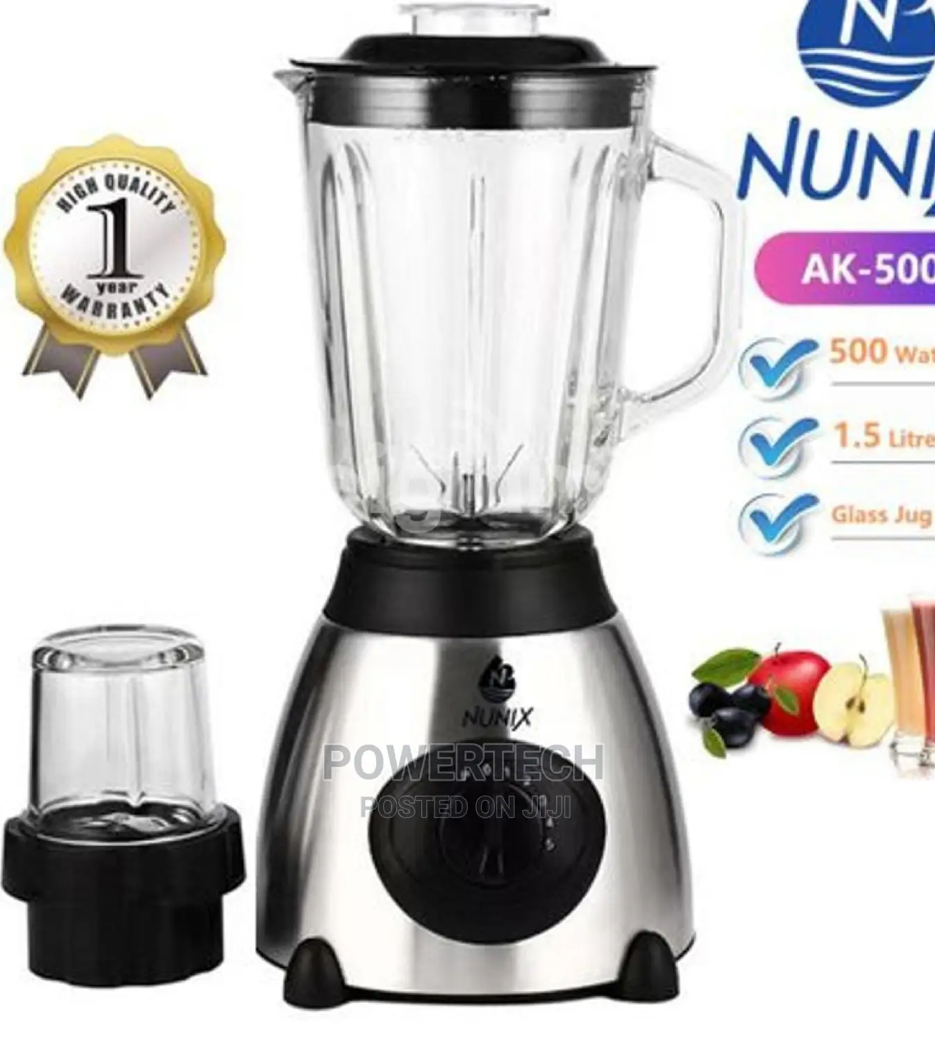 Ak 500 Glass Jug Blender;
