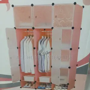 Plastic Wardrobe Assorted Colours