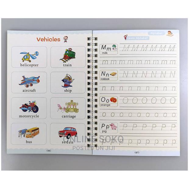 Kids Reusable Sank Magic Book Pen Control Practice Copybook - thumbnail 8