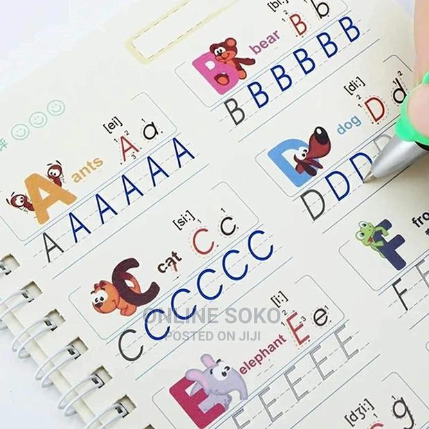 Kids Reusable Sank Magic Book Pen Control Practice Copybook - thumbnail 5