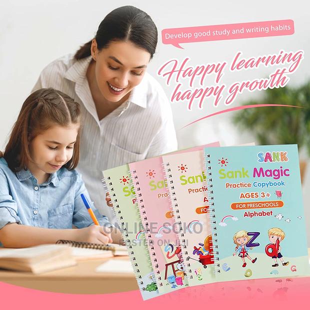 Kids Reusable Sank Magic Book Pen Control Practice Copybook - main view