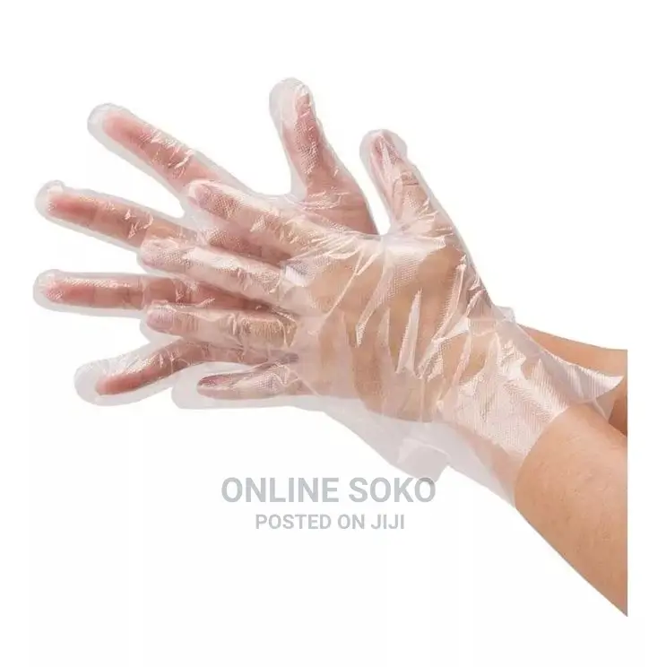 Multipurpose Disposable Polyethylene Gloves – 100 Pcs